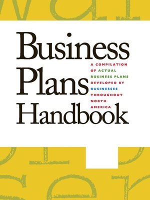 cover image of Business Plans Handbook